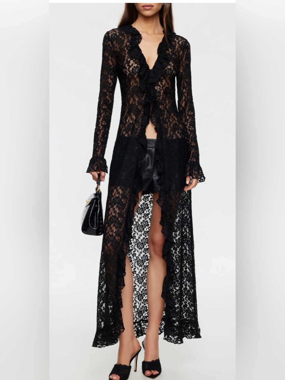 Urban outfitters Long Nights Lace Maxi Dress